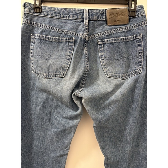 Silver Jeans Button Fly Vintage Flare Leg Bootcut Jeans Size 32 Canada - Picture 3 of 16